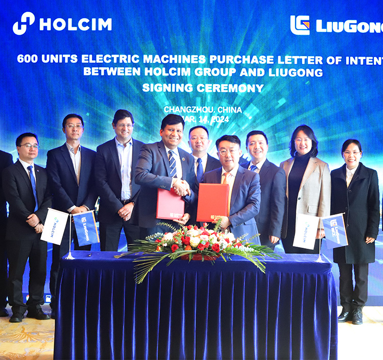 Holcim Expands Electric Fleet with Deployment of 600 Units of LiuGong Machines